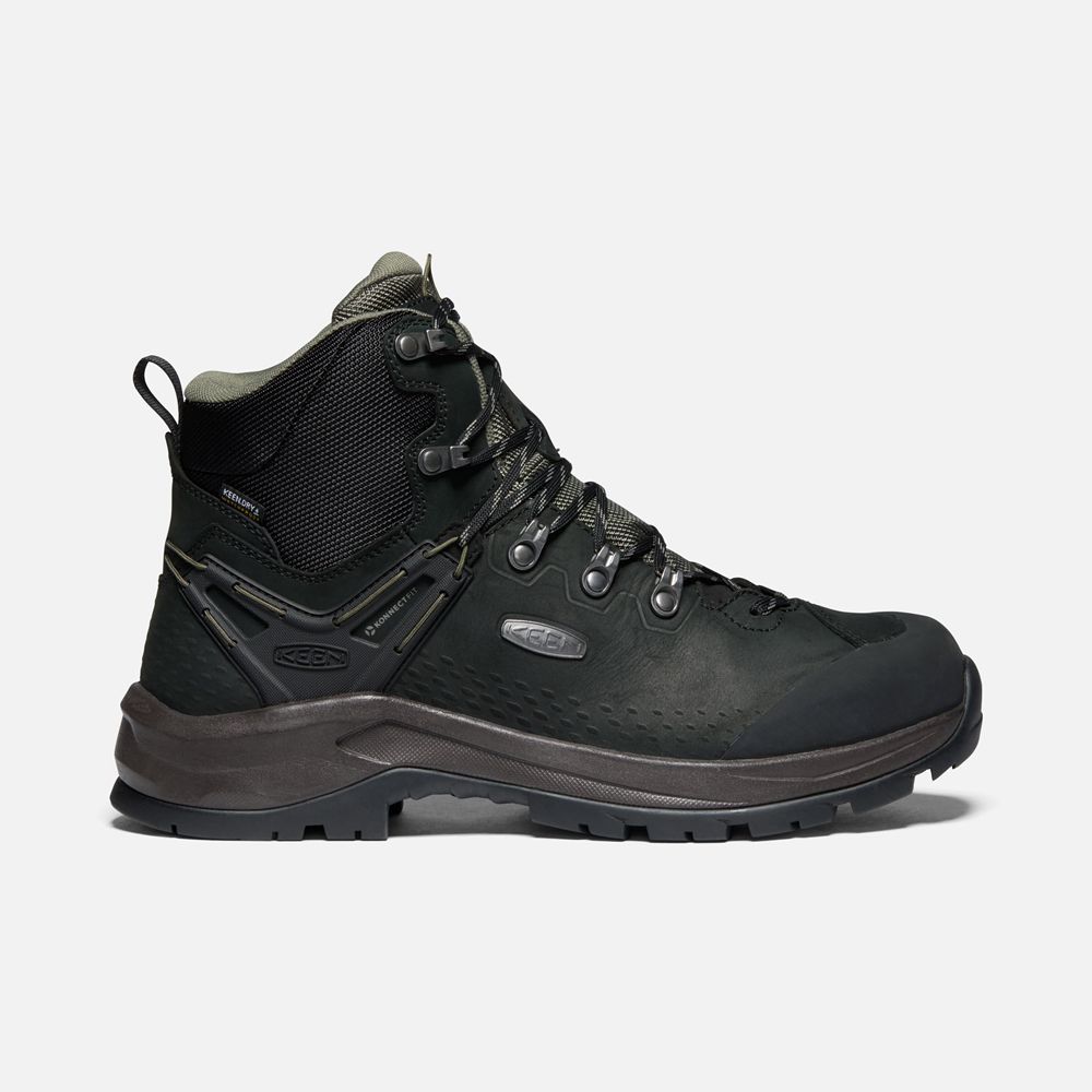 Botas de Seguridad Keen Mexico Negros - Hombre Wild Sky Waterproof - BM3694821